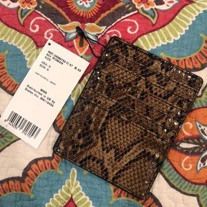 Snake Skin Card Holder